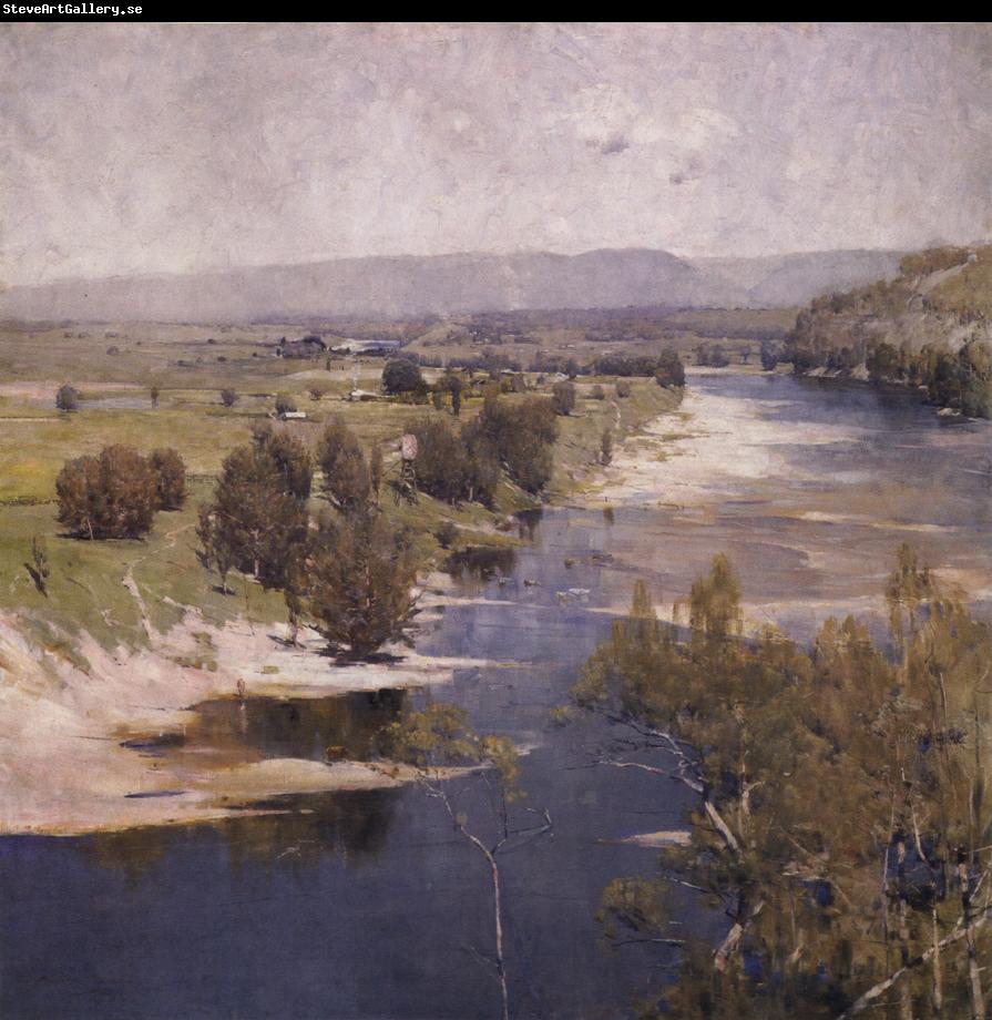 Arthur streeton The Purple moon's transparent might